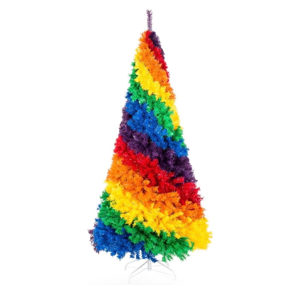 WINTER WONDER LANE PRE LIT Christmas RAINBOW TREE 7FT 400 LIGHT BRAND NEW!!